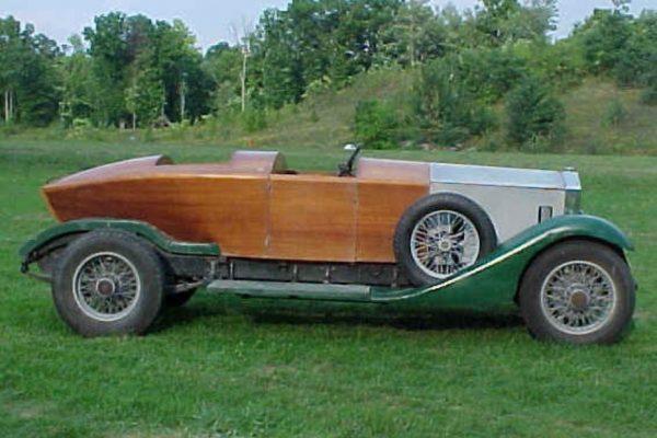 photo of a Rolls Royce Boat-Tailed Speedster