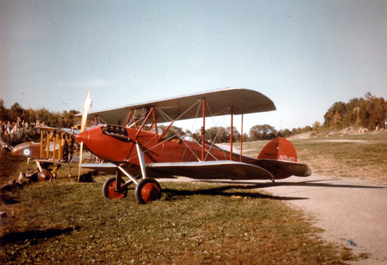 photo of a Waco 10 airplane