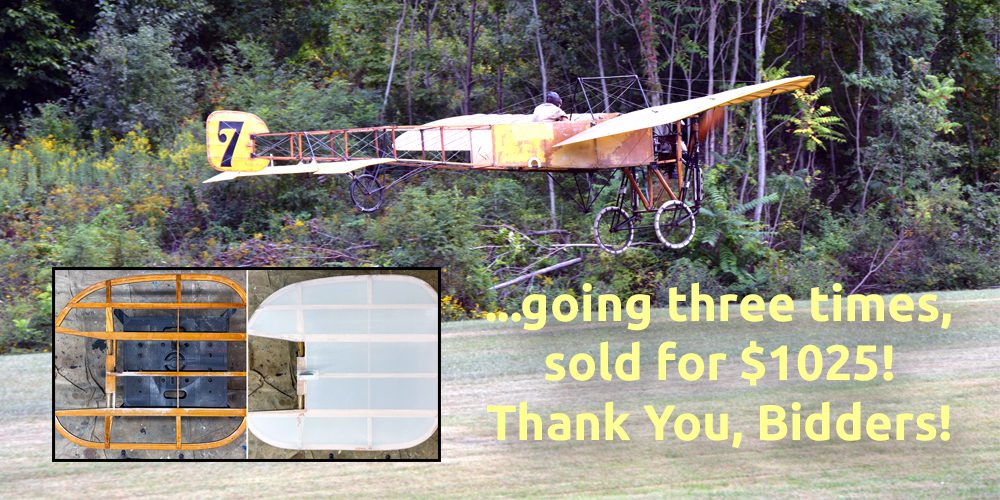 Bleriot monoplane photo and auction thank you.
