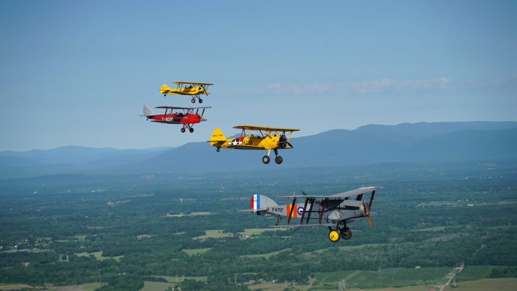 Formation of Biplanes