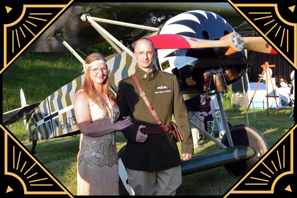 WWI Plane and People